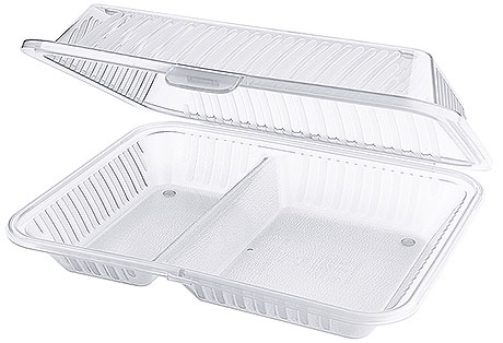 1102/250 Re-usable Container, 2 compartments